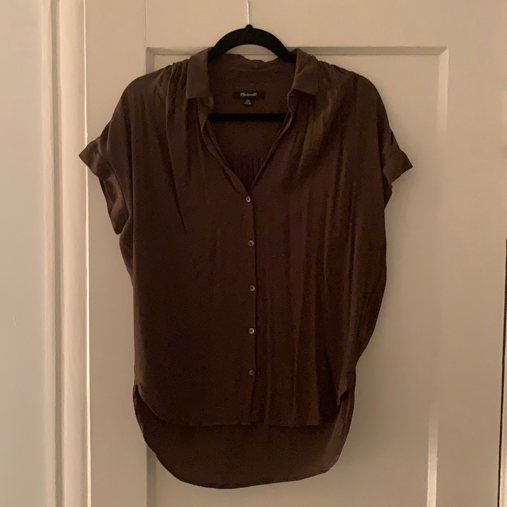 Madewell central drapey shirt